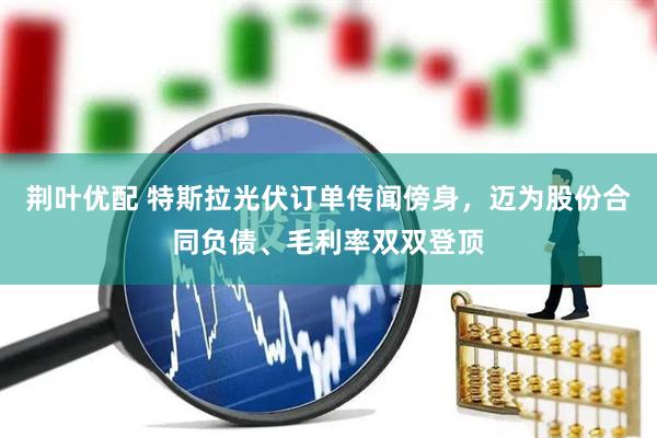 荆叶优配 特斯拉光伏订单传闻傍身，迈为股份合同负债、毛利率双双登顶